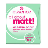 Papier matifiant Essence All About (50 Unités)